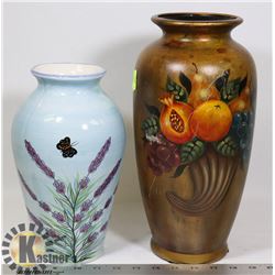 PAIR OF SHOWHOME VASES