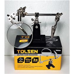 8)  TOLSEN HELPING HANDS MAGNIFIER