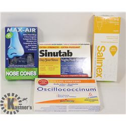 LOT OF ASSORTED COLD MEDICINE