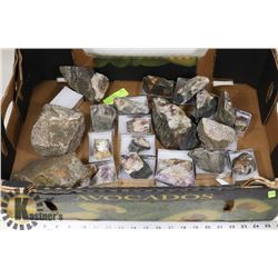 RAW NATURAL STONE COLLECTION - AMETHYST, MICA