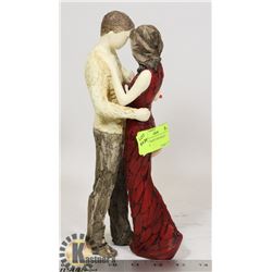 11 INCH "HAPPY ANNIVERSARY" FIGURINE