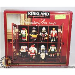 KIRKLAND NUTCRACKER BOX SET OF 8 IN