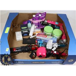 LOT OF VARIOUS BEAUTY PRODUCTS AND PERSONAL