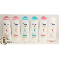 BAG OF ASSORTED DOVE SHAMPOO