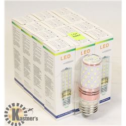 LOT OF 12 NEW LED LIGHT BULBS - 6000K