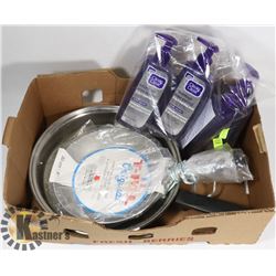 FLAT WITH PANS AND ACNE CONTROL FACE WASH