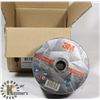 Image 1 : BOX OF 3M SILVER CUT OFF WHEELS