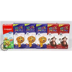 BAG OF KIDS TOOTHPASTE