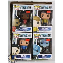 FLAT OF STAR TREK FUNKO POP FIGURES