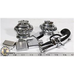 FLAT OF DECORATIVE CIGARETTE LIGHTERS