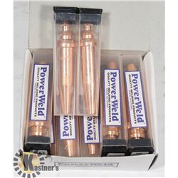 BOX OF POWER WELD WELDING TIPS
