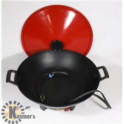 ELECTRIC WOK WITH LID