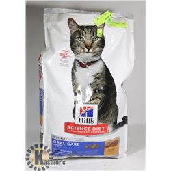 BAG OF SCIENCE DIET CAT FOOD 15.5 LBS,