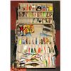 Image 1 : LARGE PLANO FISHING TACKLE BOX FULL OF