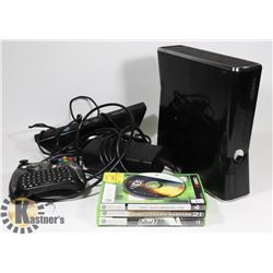 XBOX 360 SYSTEM - CONSOLE, REMOTES,