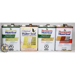 3.5 GALLONS OF THOMPSON WATER SEAL WOOD SEALER