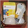 Image 1 : BOX OF WELDING GLOVES , EAR PLUGS ETC.