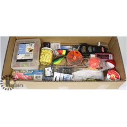 LARGE BOX W/LOTS OF NEW QUALITY FISHING