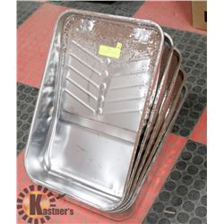 LOT OF 5 COMMERCIAL ROLLER PAINT TRAYS