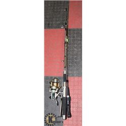 LOT OF 3 FISHING RODS & REELS