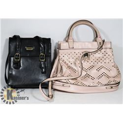 BOX OF TWO PURSES, LADIES FASHION, STYLISH