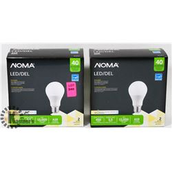 LOT WITH 4 NEW 5.5WATT = 40WATT STANDARD LED LIGHT