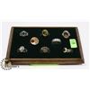 Image 1 : TRAY OF ESTATE RINGS - TRAY INCLUDED