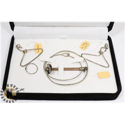 ESTATE HANDCRAFTED SILVER JEWELLERY & TRINKETS