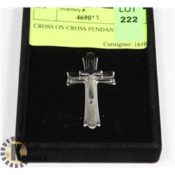 CROSS ON CROSS PENDANT