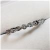 Image 3 : 27) 10K WHITE GOLD DIAMOND RING,