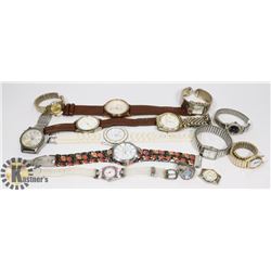 TRAY WITH MEN'S AND LADIES WATCHES