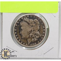 1890 US MORGAN SILVER DOLLAR