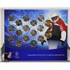 Image 1 : VANCOUVER 2010 OLYMPIC COIN SET IN DISPLAY