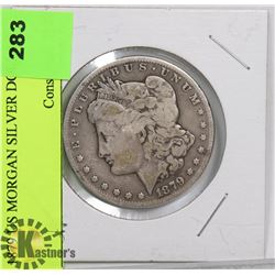 1879 US MORGAN SILVER DOLLAR
