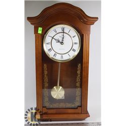 BULOVA WESTMISTER CHIME & WALL CLOCK, SLIGHT