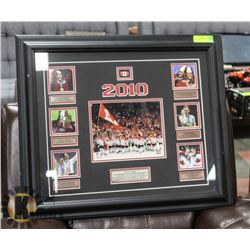 2010 TEAM CANADA OLYMPIC GOLD MEDAL CHAMPIONS