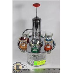 1970'S LIQUOR DISPENSER SET