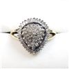 Image 1 : 16) 10K YELLOW & WHITE GOLD DIAMOND RING,