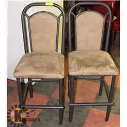 PAIR OF BAR STOOLS