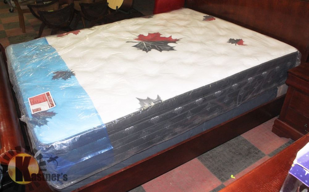 NEW QUEEN SIZE JASPER PILLOWTOP MATTRESS SET