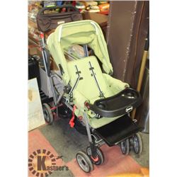 JOOVY DOLL STROLLER WITH 360 DEGREE FRONT WHEELS