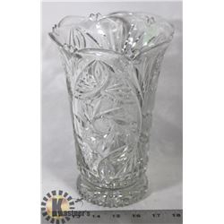 9" CRYSTAL VASE