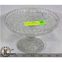CRYSTAL PEDESTAL DISH