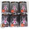 Image 1 : BOX OF 6 FIVE NIGHTS AT FREDDYS FUNTIME FOXY
