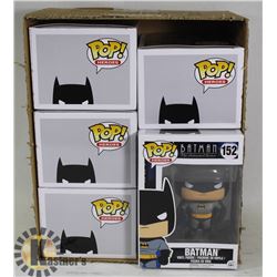LOT OF 6 BATMAN FUNKO POP BOBBLEHEADS