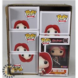 LOT OF 6 RED SONJA FUNKO POP BOBBLEHEADS