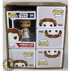 LOT OF 5 STARWARS PRINCESS LEIA FUNKO POP
