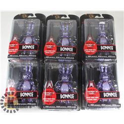 LOT OF 6 FIVE NIGHTS AT FREDDIES BONNIE ACTION