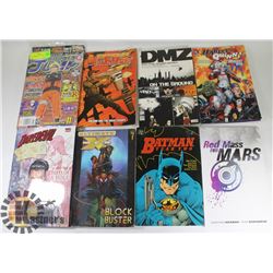 LOT OF 9 GRAPHIC NOVELS, COLLECTIBLE