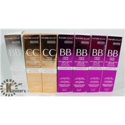 ASSORTMENT OF 7 MARCELLE BB CREAM ANTI-AGING